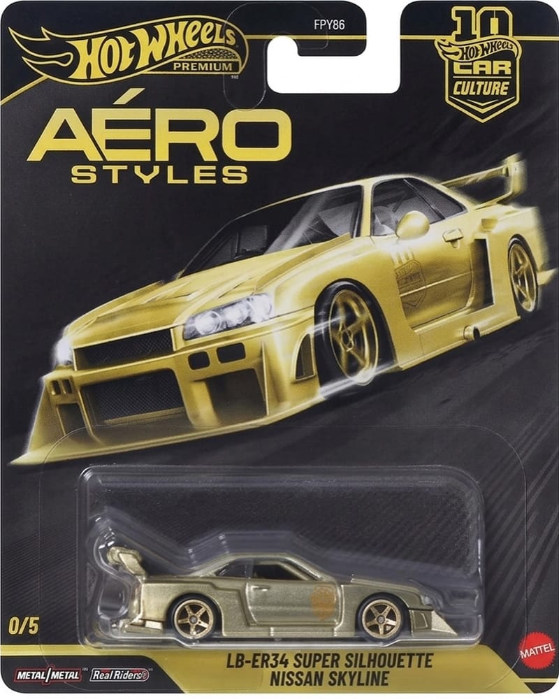 Машинка Hot Wheels LB-ER34 Super Silhouette Nissan Skyline JKF36